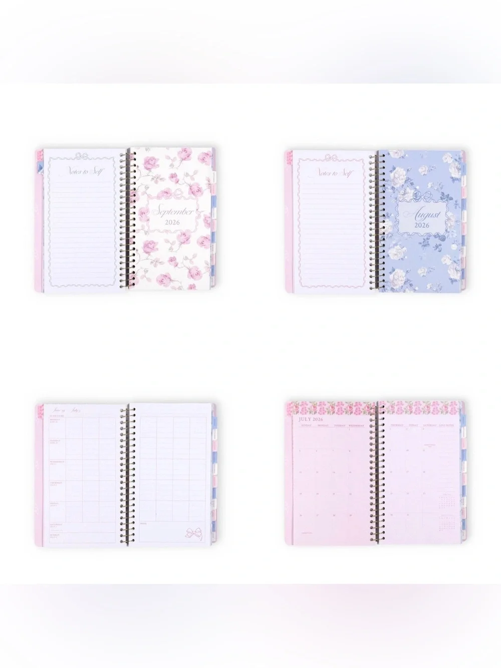Bundle Loveshackfancy x Target Planner, case, composition & Pen